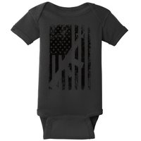 AR15 American Flag Baby Bodysuit