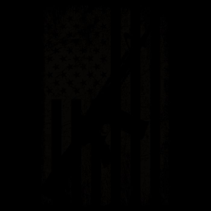 AR15 American Flag Baby Bodysuit