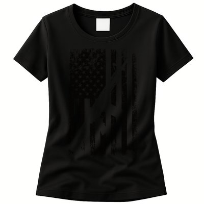 AR15 American Flag Womens T-Shirt