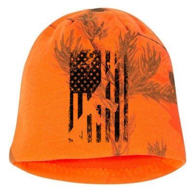 AR15 American Flag Kati - Camo Knit Beanie