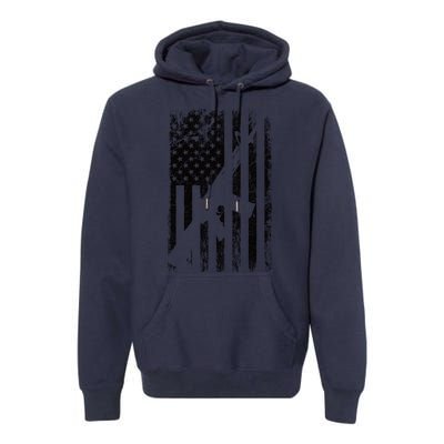 AR15 American Flag Premium Hoodie