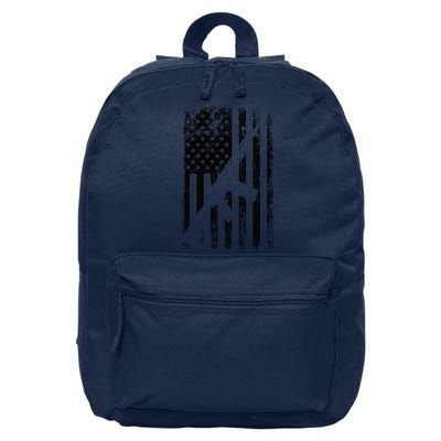 AR15 American Flag 16 in Basic Backpack