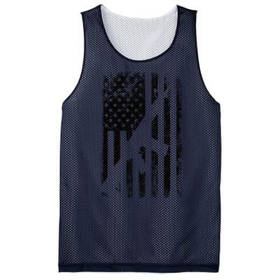 AR15 American Flag Mesh Reversible Basketball Jersey Tank