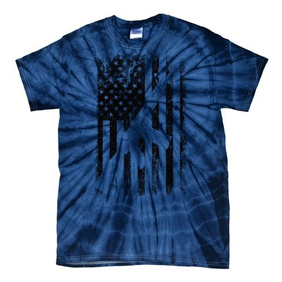 AR15 American Flag Tie-Dye T-Shirt