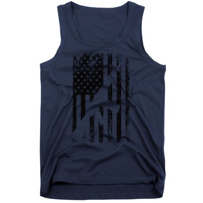 AR15 American Flag Tank Top