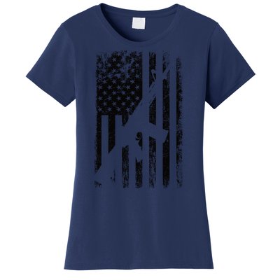 AR15 American Flag Women's T-Shirt