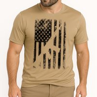 AR15 American Flag Cooling Performance Crew T-Shirt