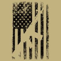 AR15 American Flag Cooling Performance Crew T-Shirt