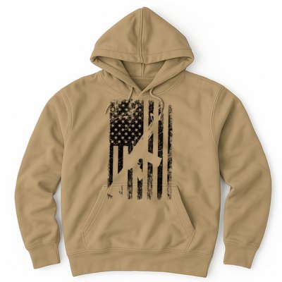 AR15 American Flag Hoodie