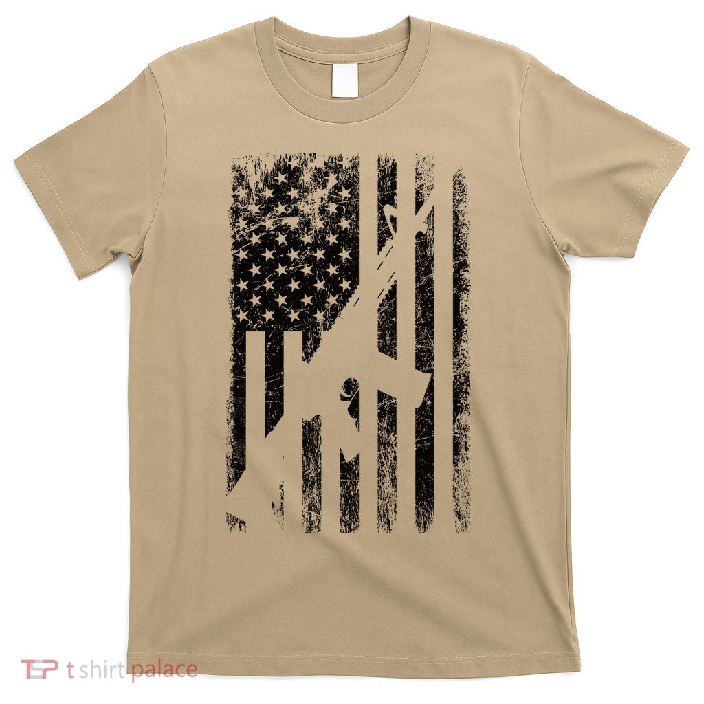 AR15 American Flag T-Shirt