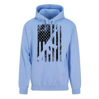 AR15 American Flag Unisex Surf Hoodie