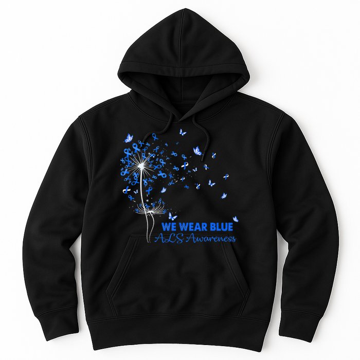 ALS Awareness Faith Hope Love Dandelion Hoodie