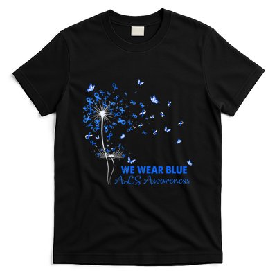 ALS Awareness Faith Hope Love Dandelion T-Shirt