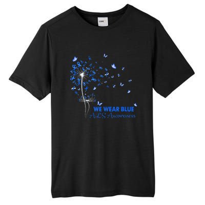 ALS Awareness Faith Hope Love Dandelion Tall Fusion ChromaSoft Performance T-Shirt