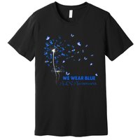 ALS Awareness Faith Hope Love Dandelion Premium T-Shirt