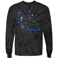 ALS Awareness Faith Hope Love Dandelion Tie-Dye Long Sleeve Shirt