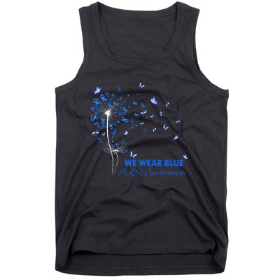 ALS Awareness Faith Hope Love Dandelion Tank Top