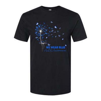 ALS Awareness Faith Hope Love Dandelion Softstyle CVC T-Shirt