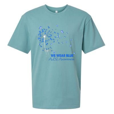 ALS Awareness Faith Hope Love Dandelion Sueded Cloud Jersey T-Shirt