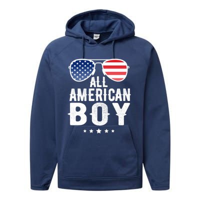 All American Freedom Usa Patriotic Humor Gift Performance Fleece Hoodie