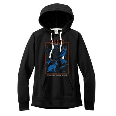 Adopt A Familiar Women's Fleece Hoodie