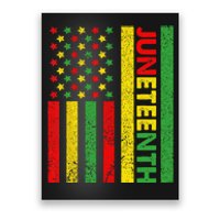 African American Flag Juneteenth Poster