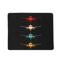 Aviation Airplane Flying Airline Funny Vintage Pilot Mousepad