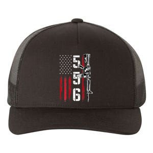 Ar15 American Flag Ar15 Rifle Gun Owner Back Yupoong Adult 5-Panel Trucker Hat