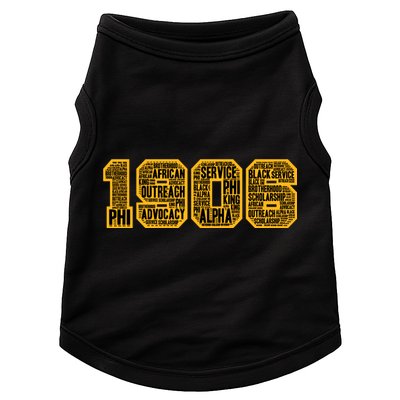 Alpha African Fraternity Hand Sign 1906 Words Doggie Tank
