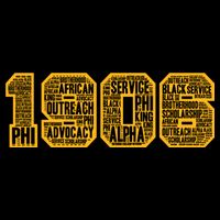 Alpha African Fraternity Hand Sign 1906 Words Impact Tech Backpack