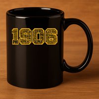 Alpha African Fraternity Hand Sign 1906 Words 11oz C Handle Ceramic Mug