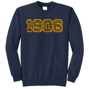 Alpha African Fraternity Hand Sign 1906 Words Sweatshirt