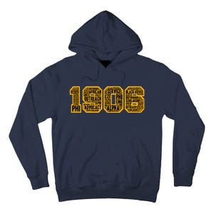 Alpha African Fraternity Hand Sign 1906 Words Tall Hoodie