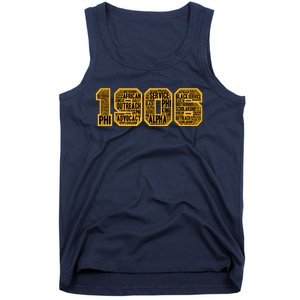 Alpha African Fraternity Hand Sign 1906 Words Tank Top