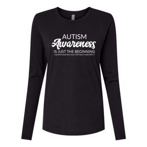 Autism Awareness Funny Gift Advocate Acceptance Understanding Great Gift Womens Cotton Relaxed Long Sleeve T-Shirt