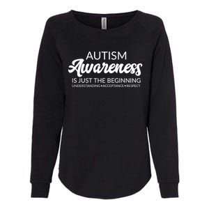 Autism Awareness Funny Gift Advocate Acceptance Understanding Great Gift Womens California Wash Sweatshirt