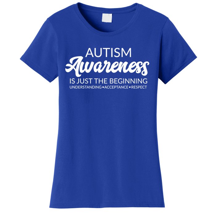 Autism Awareness Funny Gift Advocate Acceptance Understanding Great Gift Women's T-Shirt