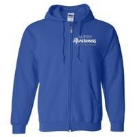 Autism Awareness Funny Gift Advocate Acceptance Understanding Great Gift Full Zip Hoodie