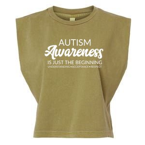 Autism Awareness Funny Gift Advocate Acceptance Understanding Great Gift Garment-Dyed Women's Muscle Tee