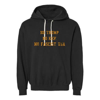 Antitrump Antifascism For Resist Movement Garment-Dyed Fleece Hoodie