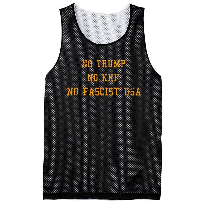 Antitrump Antifascism For Resist Movement Mesh Reversible Basketball Jersey Tank