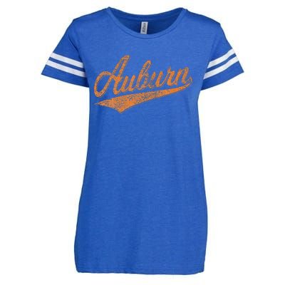 Auburn Alabama Flag Classic Vintage Sports Script Jersey Enza Ladies Jersey Football T-Shirt