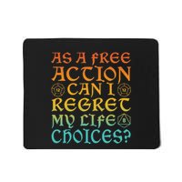 As A Free Action Can I Regret My Life Choices Funny Design Mousepad