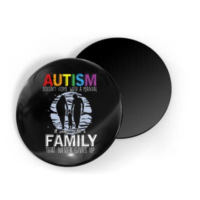 Autism Awareness Family Ribbon Puzzle Tolerance Support Magnet