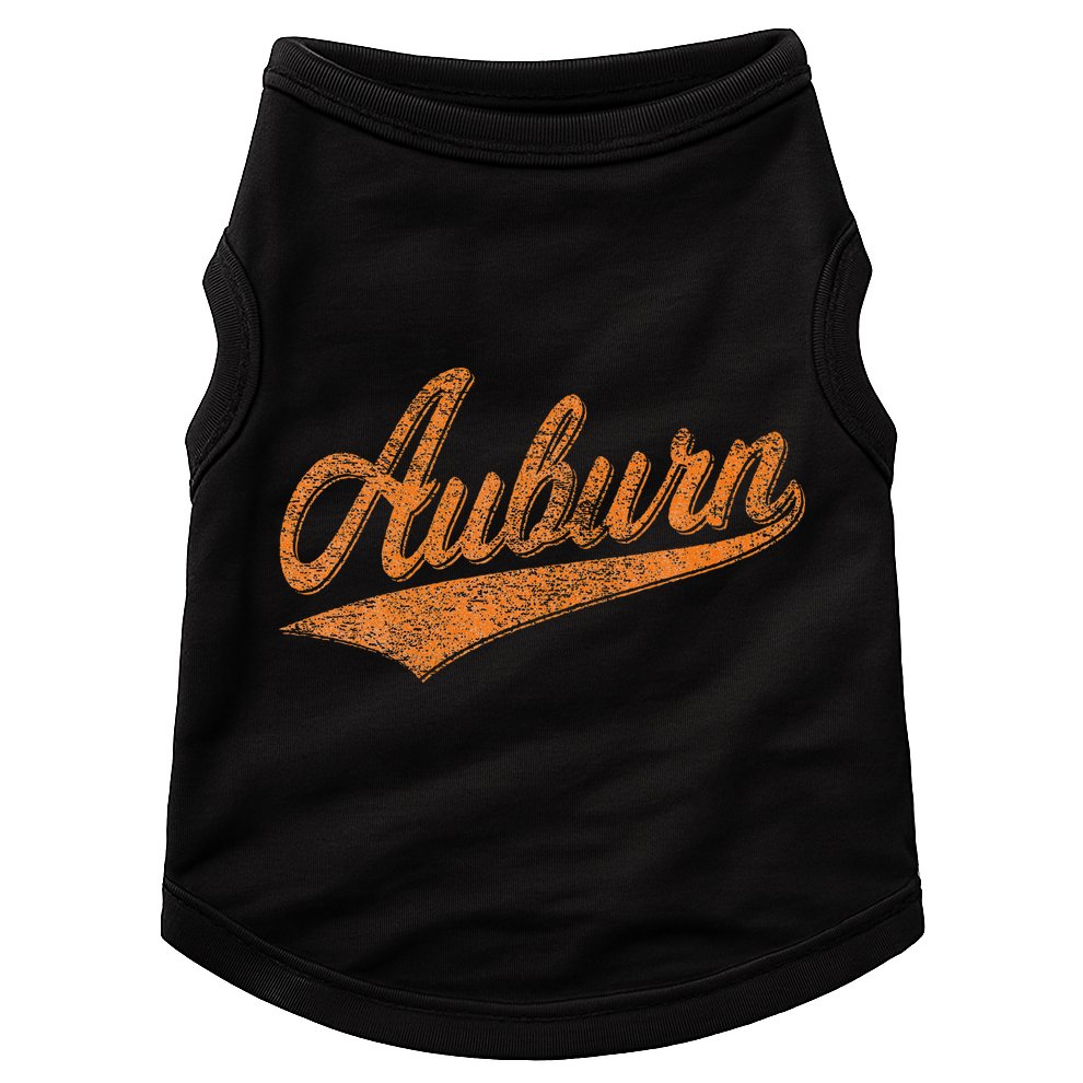 Auburn Alabama Flag Classic Vintage Sports Script Jersey Doggie Tank