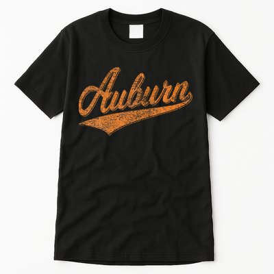Auburn Alabama Flag Classic Vintage Sports Script Jersey Tall T-Shirt