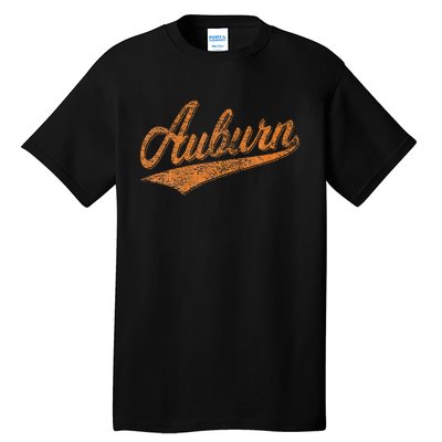 Auburn Alabama Flag Classic Vintage Sports Script Jersey Tall T-Shirt