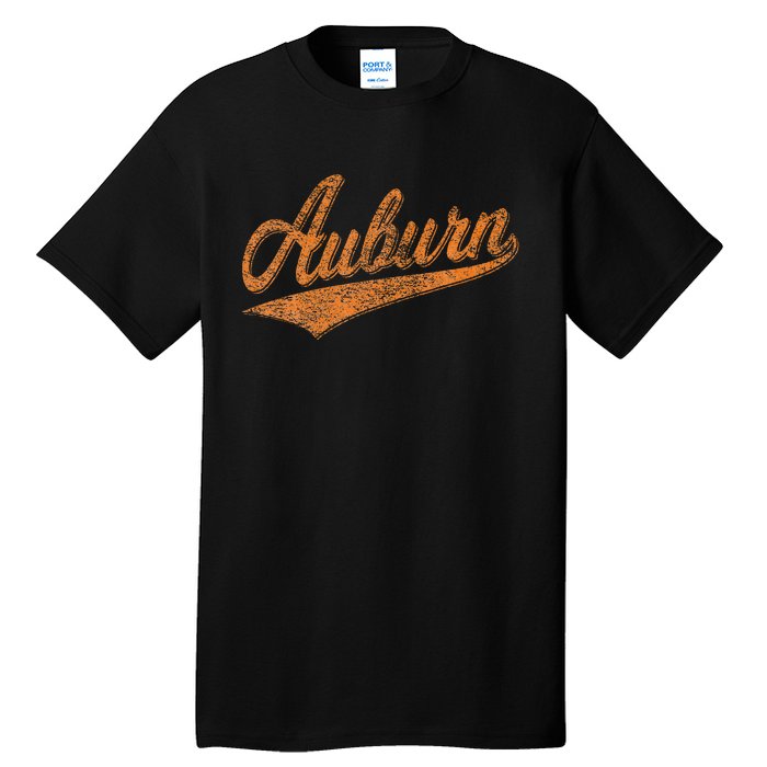 Auburn Alabama Flag Classic Vintage Sports Script Jersey Tall T-Shirt