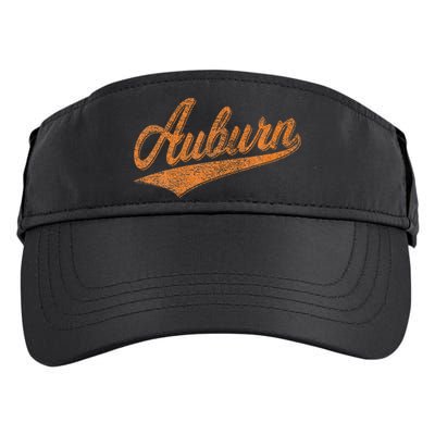 Auburn Alabama Flag Classic Vintage Sports Script Jersey Adult Drive Performance Visor