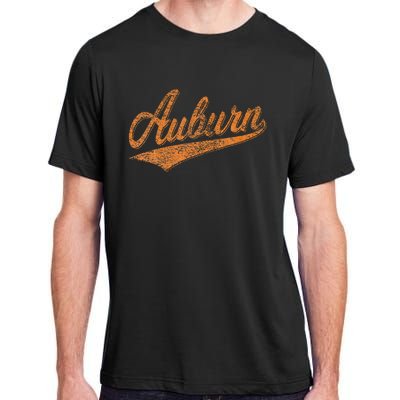 Auburn Alabama Flag Classic Vintage Sports Script Jersey Adult ChromaSoft Performance T-Shirt